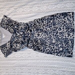 WD.NY Vintage Leopard Print Dress